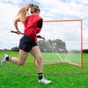 image:imageChampion Sports Mens Lacrosse Crease Rhino Flex Portable Lacrosse Goal Crease  18 Diameter All Weather Crease with Weights Stakes and Carry BagWomens 17 Foot Diameter Black