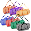 image:imageChampion Sports Mesh Duffle Bag  Oversized Breathable Gear Bag with Zipper amp Shoulder Strap for Sports Gym amp TravelBlack