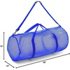 image:imageChampion Sports Mesh Duffle Bag  Oversized Breathable Gear Bag with Zipper amp Shoulder Strap for Sports Gym amp TravelBlue