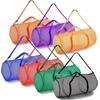 image:imageChampion Sports Mesh Duffle Bag  Oversized Breathable Gear Bag with Zipper amp Shoulder Strap for Sports Gym amp TravelPurple