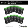 image:imageChampion Sports Metal Whistle with Lanyard  12 Pack