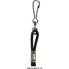 image:imageChampion Sports Nylon Lanyards with JHook Clip Black  12 Pack Poly Bag