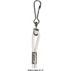 image:imageChampion Sports Nylon Lanyards with JHook Clip White  12 Pack Poly Bag