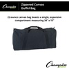 image:imageChampion Sports Oversized Canvas Duffle Bag  HeavyDuty Travel amp Gym Bag for Sports Equipment Gear or Weekend Trips Black34 x 12 x 15
