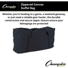 image:imageChampion Sports Oversized Canvas Duffle Bag  HeavyDuty Travel amp Gym Bag for Sports Equipment Gear or Weekend Trips Black34 x 12 x 15