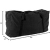 image:imageChampion Sports Oversized Canvas Duffle Bag  HeavyDuty Travel amp Gym Bag for Sports Equipment Gear or Weekend Trips Black34 x 12 x 15