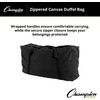 image:imageChampion Sports Oversized Canvas Duffle Bag  HeavyDuty Travel amp Gym Bag for Sports Equipment Gear or Weekend Trips Black42L x 13D x 16H