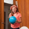 image:imageChampion Sports Plastic Bowling Ball  Youth Bowling Game for All Skill Levels IndoorOutdoor Play Fits Foam or Plastic Pin Sets 35 lb Ball SizesBlue 4 Pounds