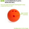 image:imageChampion Sports Plastic Bowling Ball  Youth Bowling Game for All Skill Levels IndoorOutdoor Play Fits Foam or Plastic Pin Sets 35 lb Ball SizesOrange 3 Pounds