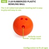 image:imageChampion Sports Plastic Bowling Ball  Youth Bowling Game for All Skill Levels IndoorOutdoor Play Fits Foam or Plastic Pin Sets 35 lb Ball SizesOrange 3 Pounds