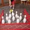 image:imageChampion Sports Plastic Bowling Ball  Youth Bowling Game for All Skill Levels IndoorOutdoor Play Fits Foam or Plastic Pin Sets 35 lb Ball SizesYellow 5 Pounds