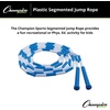 image:imageChampion Sports Plastic Segmented Jump RopeBlueWhite 9 Feet
