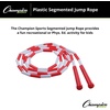 image:imageChampion Sports Plastic Segmented Jump RopeRedWhite 7 Feet