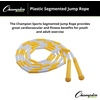 image:imageChampion Sports Plastic Segmented Jump RopeWhiteYellow 8 Feet