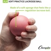 image:imageChampion Sports Practice Sponge Lacrosse Balls Soft Touch for Professional College amp Grade School Indoor Training amp PracticePink 12Pack Indoor Practice Lacrosse Balls