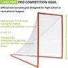 image:imageChampion Sports Pro amp Collegiate Lacrosse Goal 6x6 ft Steel Frame for Mens amp Womens Lacrosse Training amp Game Play6 x 6 Competition WhiteOrange