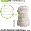image:imageChampion Sports Pro amp Collegiate Lacrosse Goal 6x6 ft Steel Frame for Mens amp Womens Lacrosse Training amp Game Play6 x 6 Competition WhiteOrange