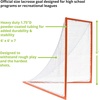 image:imageChampion Sports Pro amp Collegiate Lacrosse Goal 6x6 ft Steel Frame for Mens amp Womens Lacrosse Training amp Game Play6 x 6 High School WhiteOrange