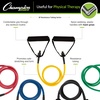 image:imageChampion Sports Resistance Tube Bands for Men and Women Extra Light to Super Heavy Resistance  Durable Fitness Band for Strength Training Stretching Rehabilitation  Premium Home Workout EquipmentRed