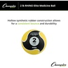 image:imageChampion Sports Rhino Elite Medicine Ball  Textured Surface Superior Grip Hollow Synthetic Rubber for Consistent Bounce amp Durability Multiple Weights amp Colors  Optional Rebounder Sold Separately2 Pounds  Yellow