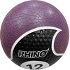 image:imageChampion Sports Rhino Elite Medicine Ball  Textured Surface Superior Grip Hollow Synthetic Rubber for Consistent Bounce amp Durability Multiple Weights amp Colors  Optional Rebounder Sold Separately12 Pounds  Purple