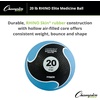 image:imageChampion Sports Rhino Elite Medicine Ball  Textured Surface Superior Grip Hollow Synthetic Rubber for Consistent Bounce amp Durability Multiple Weights amp Colors  Optional Rebounder Sold Separately20 Pounds  Blue