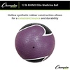 image:imageChampion Sports Rhino Elite Medicine Ball  Textured Surface Superior Grip Hollow Synthetic Rubber for Consistent Bounce amp Durability Multiple Weights amp Colors  Optional Rebounder Sold Separately12 Pounds  Purple