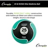 image:imageChampion Sports Rhino Elite Medicine Ball  Textured Surface Superior Grip Hollow Synthetic Rubber for Consistent Bounce amp Durability Multiple Weights amp Colors  Optional Rebounder Sold Separately25 Pounds  Green