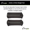 image:imageChampion Sports Soft Adjustable Ankle and Wrist Weights2 lbs