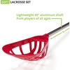 image:imageChampion Sports Soft Lacrosse Set Training Equipment for Boys Girls Kids Youth and Amateur Athletes  12 Aluminum Sticks and 6 Vinyl Balls for Indoor Outdoor Use