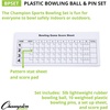image:imageChampion SportsWeighted Foam Bowling Pin SetWhite