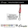 image:imageDurable Nylon Lanyard with Display Card by Champion SportsGold