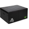 image:imageChampion Sports Foam Plyometric Box Black  Durable Jump Boxes for Training with Handles Hook and Loop Flaps  Stackable Plyo Box Jumps for Gym  Multiple SizesSingle Box  18 Black