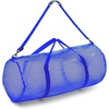 image:imageChampion Sports Mesh Duffle Bag  Oversized Breathable Gear Bag with Zipper amp Shoulder Strap for Sports Gym amp TravelBlue