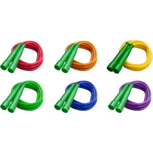 image:imageChampion Sports 10 Foot Licorice Jump Rope for Fitness Assorted Colors  Speed Jump Ropes with Contoured Handles for Exercise Cross Training Boxing  Premium Skipping Rope for Kids Adults