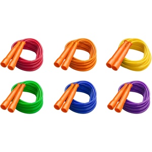 image:imageChampion Sports 16 Foot Licorice Jump Rope for Fitness Assorted Colors  Speed Jump Ropes with Contoured Handles for Exercise Cross Training Boxing  Single Premium Skipping Rope for Kids Adults16 Feet