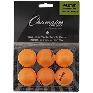 image:imageChampion Sports Champion Sports Table Tennis BallsOrange
