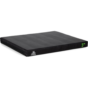 image:imageChampion Sports Foam Plyometric Box Black  Durable Jump Boxes for Training with Handles Hook and Loop Flaps  Stackable Plyo Box Jumps for Gym  Multiple SizesSingle Box  3 Black
