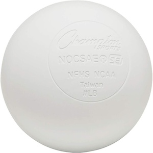 image:imageChampion Sports Lacrosse Balls amp Rhino Skin Foam Balls  Official Size Balls for Games Practice amp Training NCAA NFHS amp SEI Certified Multiple Colors Packs amp Styles AvailableWhite