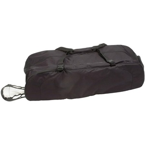 image:imageChampion Sports Lacrosse Equipment Bag  HeavyDuty Nylon Stick Compartment Waterproof Bottom Adjustable Strap 44x15x13inBlack
