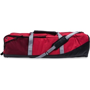 image:imageChampion Sports Lacrosse Equipment Bag  HeavyDuty Nylon Stick Compartment Waterproof Bottom Adjustable Strap 44x15x13inRed