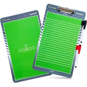 image:imageChampion Sports Large amp XL Dry Erase Board For Coaching  Whiteboards for Strategizing Techniques Plays  2Sided Boards with Front Side Full Field  Backside Half Field and LineupFootball
