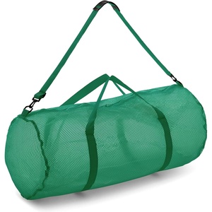 image:imageChampion Sports Mesh Duffle Bag  Oversized Breathable Gear Bag with Zipper amp Shoulder Strap for Sports Gym amp TravelGreen