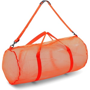 image:imageChampion Sports Mesh Duffle Bag  Oversized Breathable Gear Bag with Zipper amp Shoulder Strap for Sports Gym amp TravelOrange