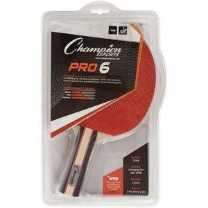 image:imageChampion Sports PN6 Table Tennis Paddle Black 512 x 10 x 12