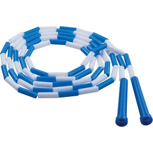 image:imageChampion Sports Plastic Segmented Jump RopeBlueWhite 9 Feet