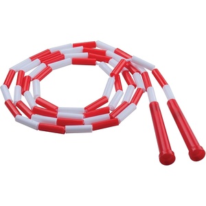 image:imageChampion Sports Plastic Segmented Jump RopeRedWhite 7 Feet