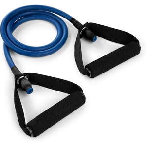 image:imageChampion Sports Resistance Tube Bands for Men and Women Extra Light to Super Heavy Resistance  Durable Fitness Band for Strength Training Stretching Rehabilitation  Premium Home Workout EquipmentBlue