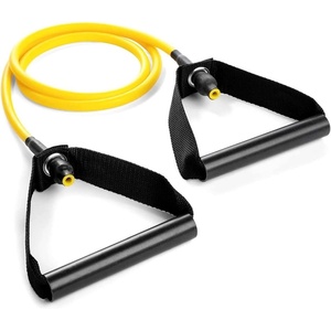 image:imageChampion Sports Resistance Tube Bands for Men and Women Extra Light to Super Heavy Resistance  Durable Fitness Band for Strength Training Stretching Rehabilitation  Premium Home Workout EquipmentYellow