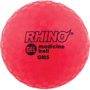 image:imageChampion Sports Rhino Gel Filled Medicine Ball  Durable Soft Grip Weighted Ball for Strength Cardio amp Rebounder Training  Multiple Weights for Home Gym amp Fitness2 LB Medicine Ball Red